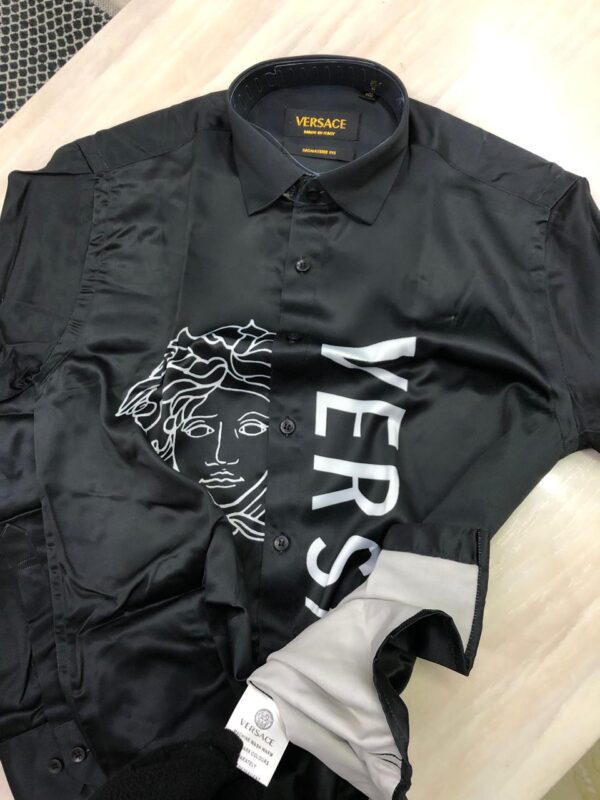 First Copy Versace Imported Cotton Shirts - Image 9