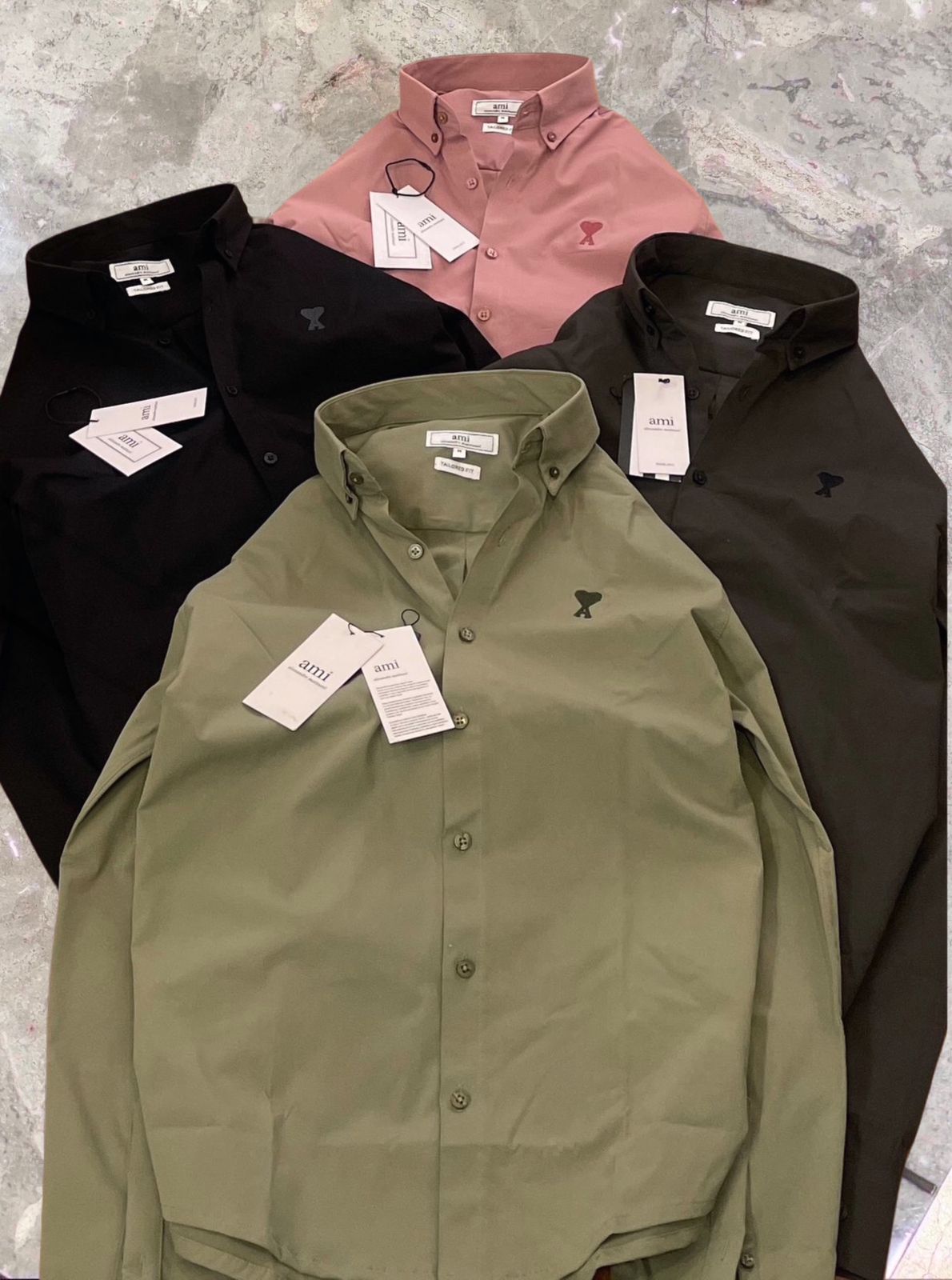 AMI PARIS ORIGINAL COTTON VERY PREMIUM SHIRTS - Image 3