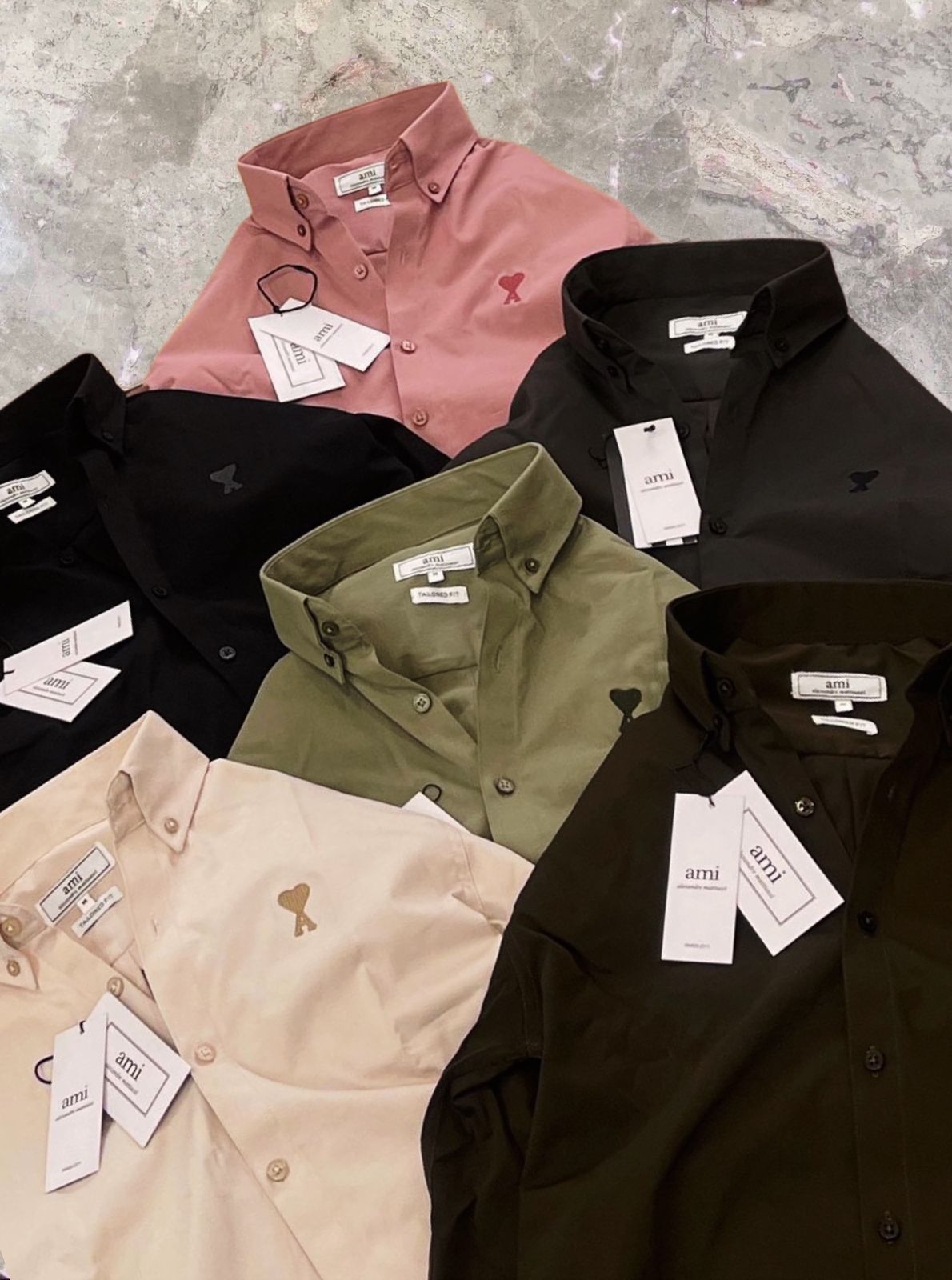 AMI PARIS ORIGINAL COTTON VERY PREMIUM SHIRTS