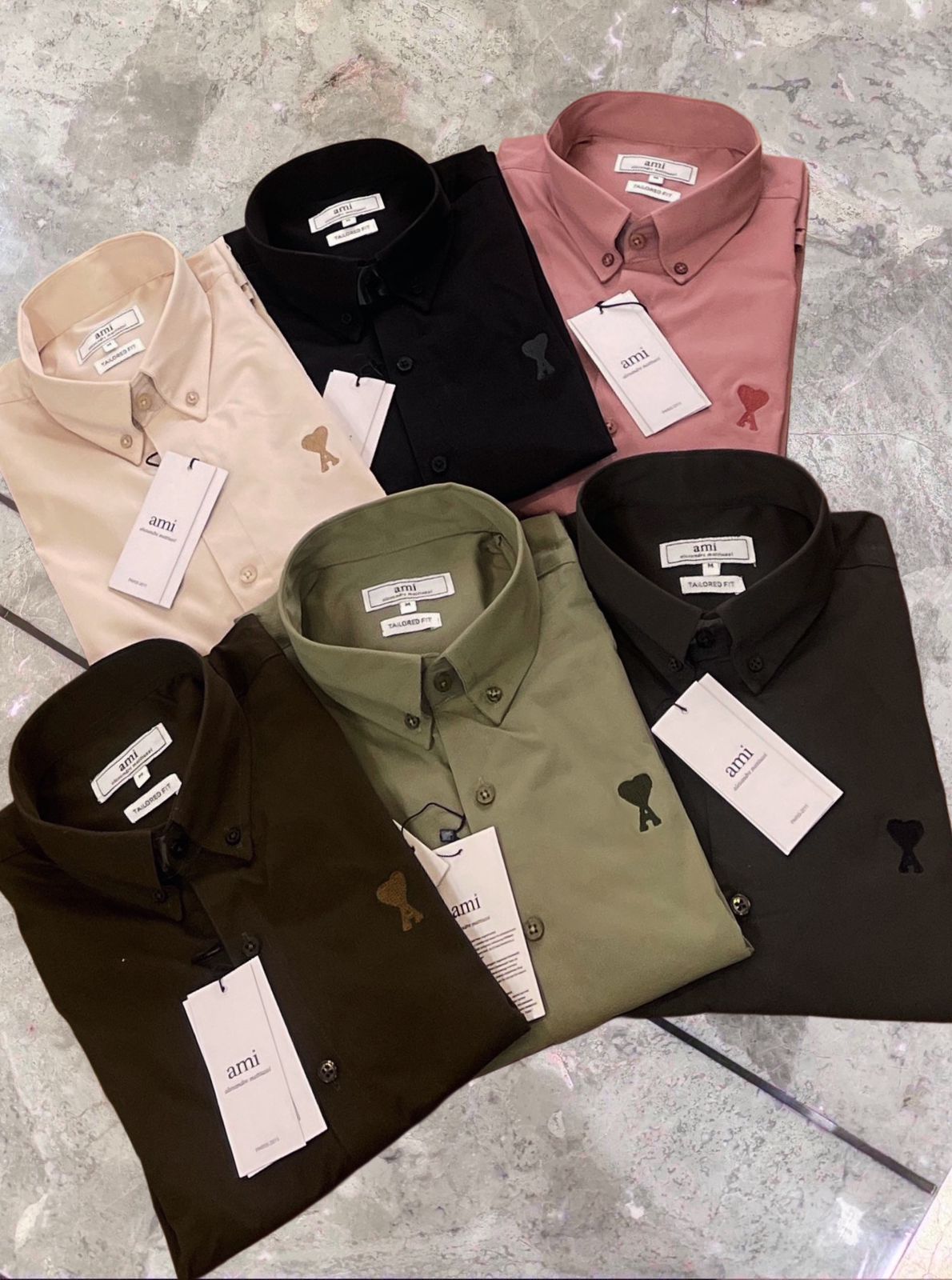 AMI PARIS ORIGINAL COTTON VERY PREMIUM SHIRTS - Image 5