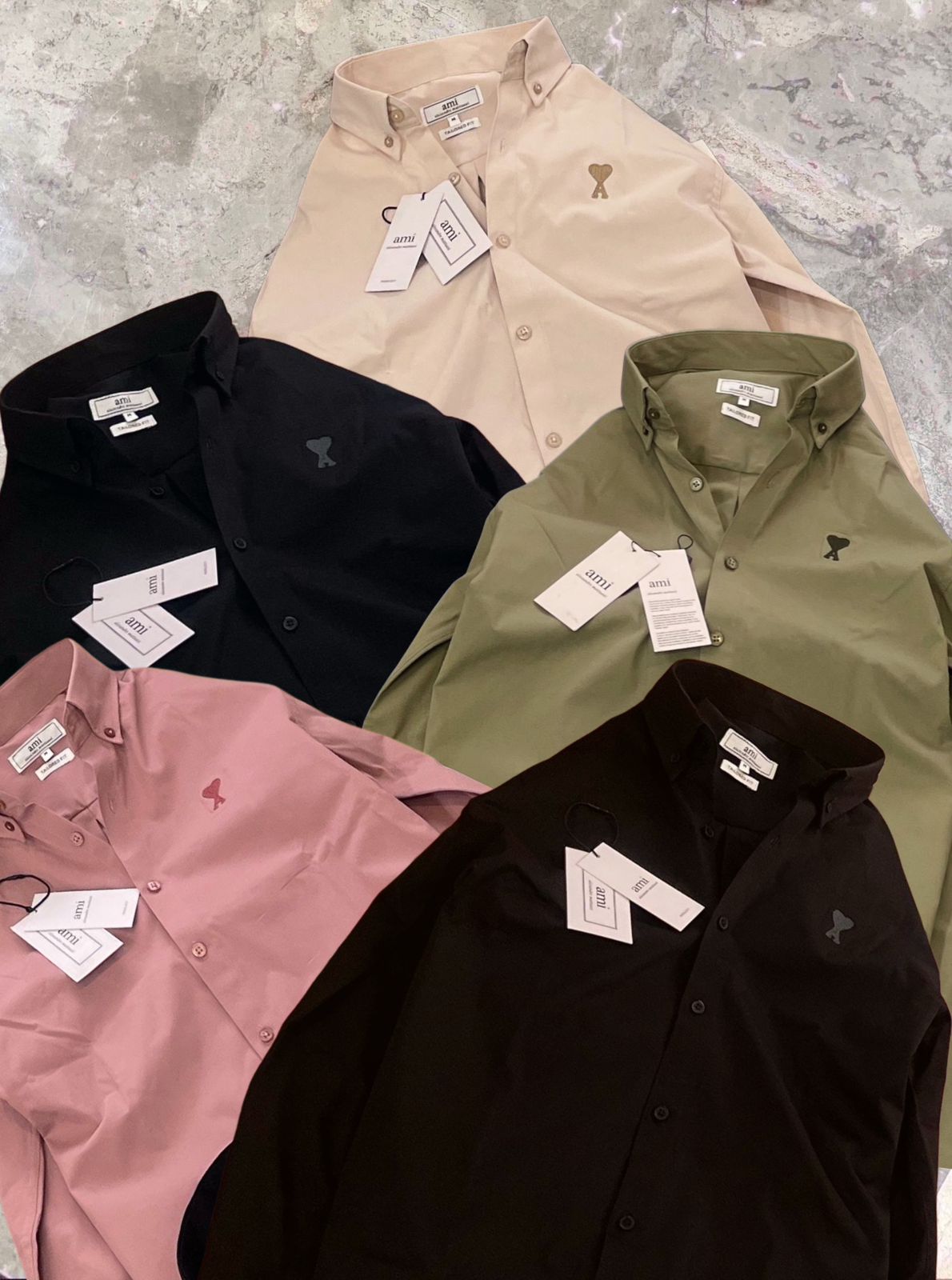 AMI PARIS ORIGINAL COTTON VERY PREMIUM SHIRTS - Image 6