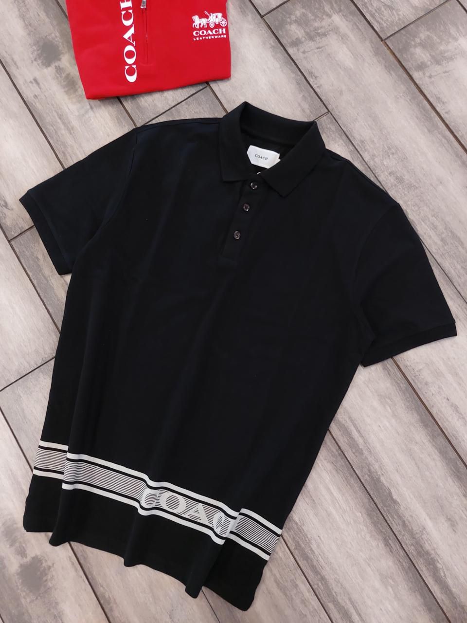 FIRST COPY COACH  IMPORTED QUALITY EXCLUSIVE POLO TEES - Image 2