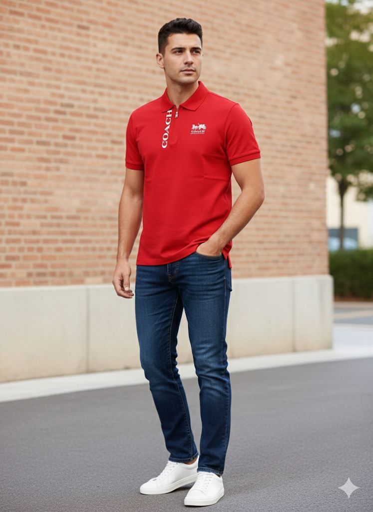 FIRST COPY COACH  IMPORTED QUALITY EXCLUSIVE POLO TEES - Image 10