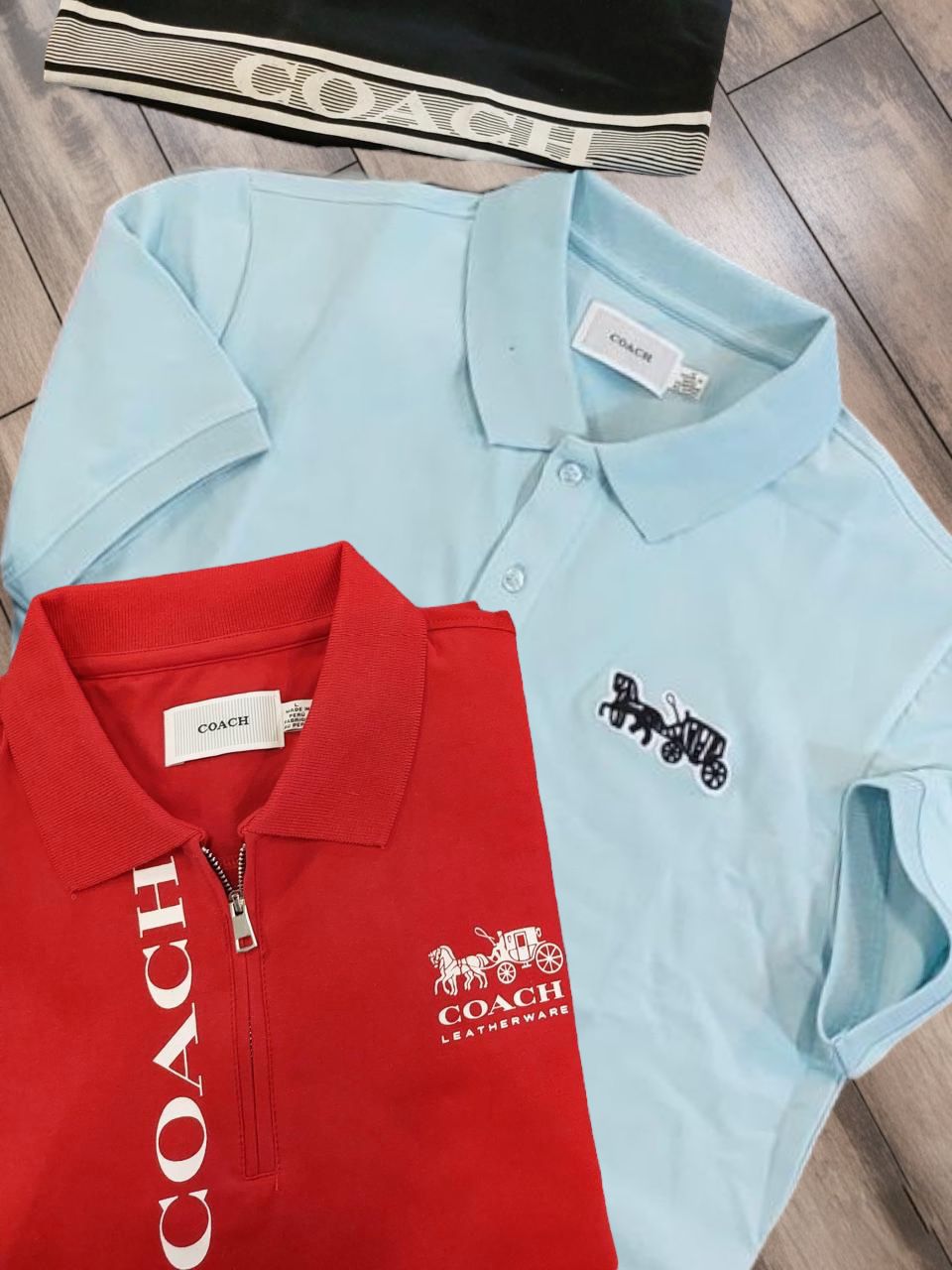 FIRST COPY COACH  IMPORTED QUALITY EXCLUSIVE POLO TEES - Image 3