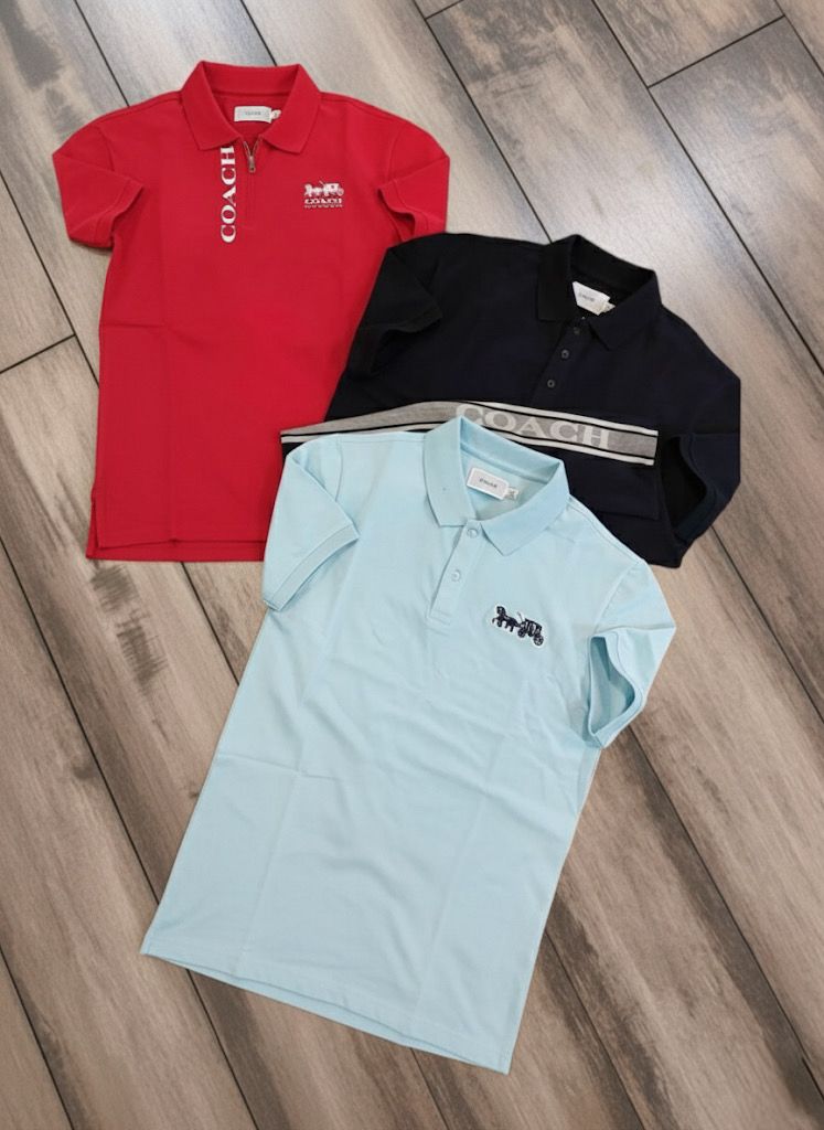 FIRST COPY COACH  IMPORTED QUALITY EXCLUSIVE POLO TEES - Image 6