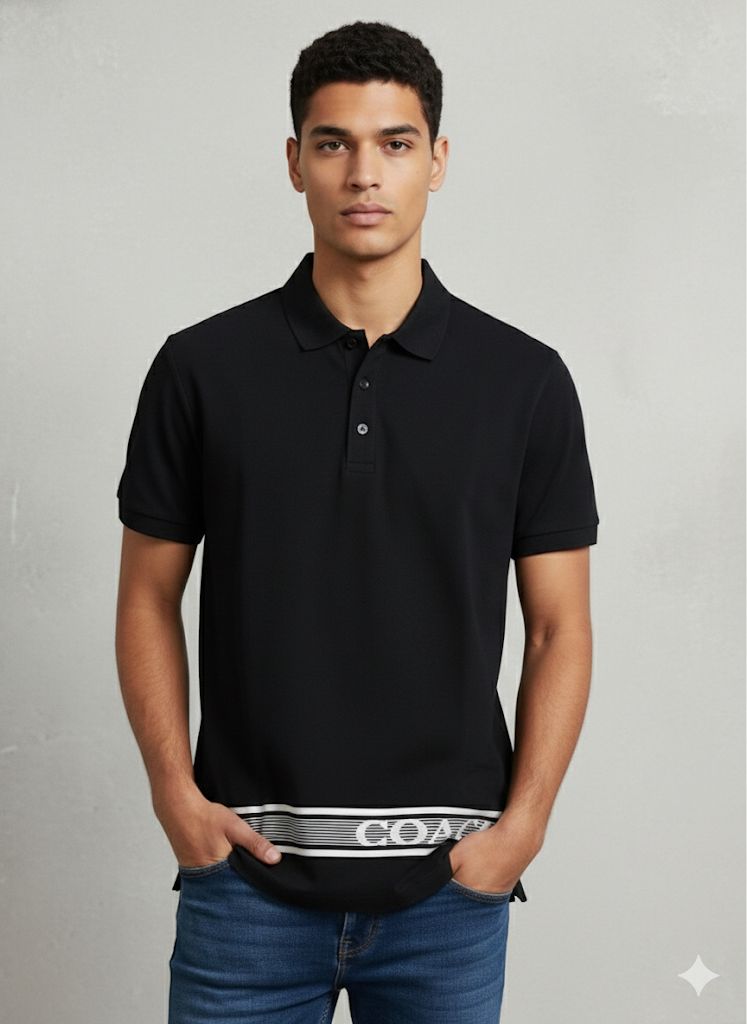 FIRST COPY COACH  IMPORTED QUALITY EXCLUSIVE POLO TEES - Image 9