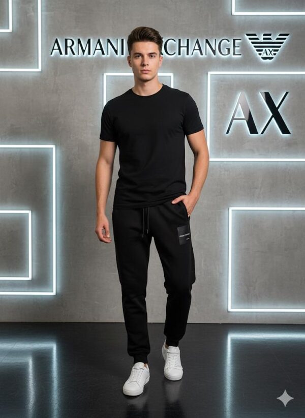 First Copy Armani Exchange Premium Warm Trackpants for Men - Image 4