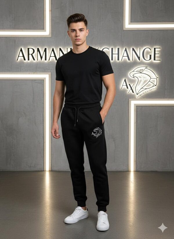 First Copy Armani Exchange Premium Warm Trackpants for Men - Image 8