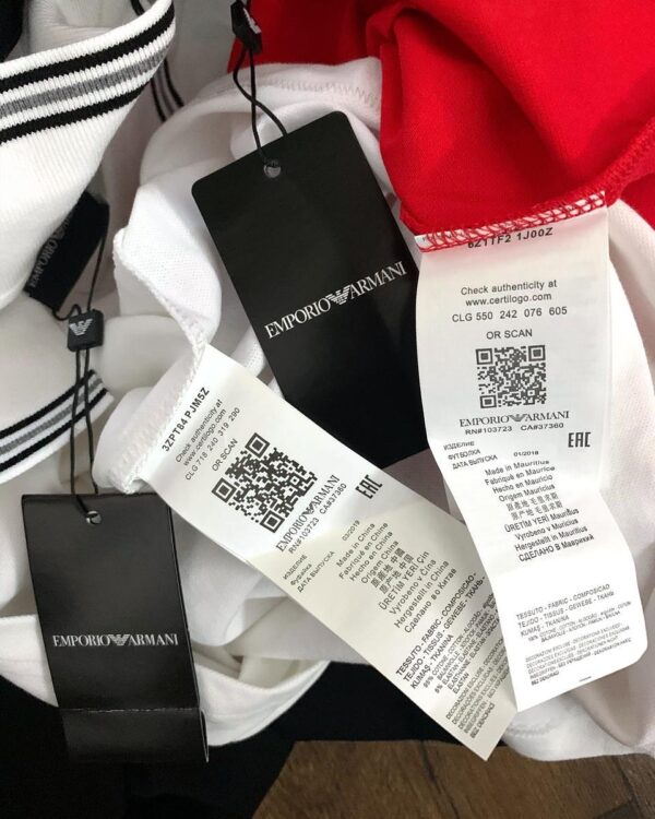 First Copy Armani Imported Lycra Polos for Men - Image 5