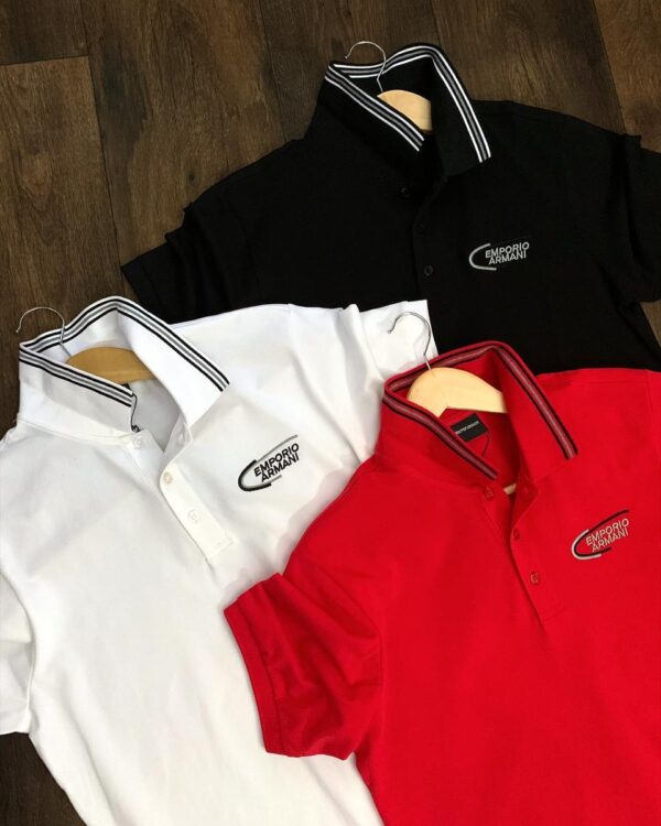 First Copy Armani Imported Lycra Polos for Men - Image 3