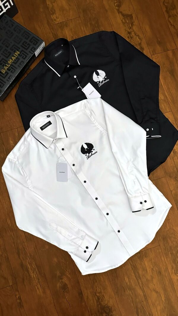 First Copy Balmain Paris Original Stock Premium Cotton Shirt for Men