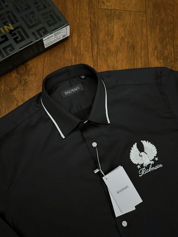 First Copy Balmain Paris Original Stock Premium Cotton Shirt for Men - Image 12