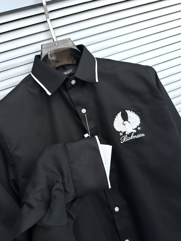 First Copy Balmain Paris Original Stock Premium Cotton Shirt for Men - Image 10