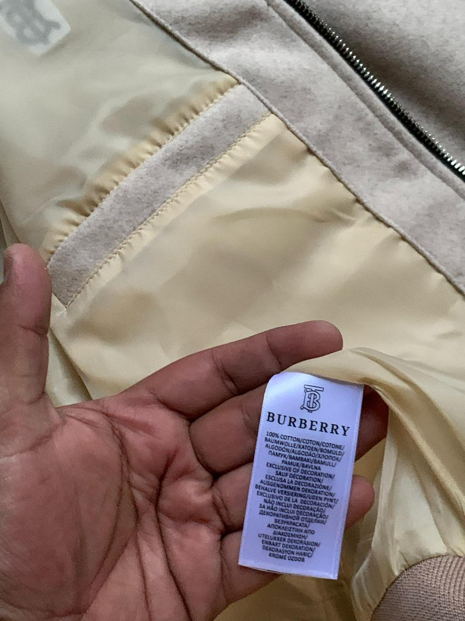 First Copy Burberry Imported Tweed Jacket for Men - Image 6
