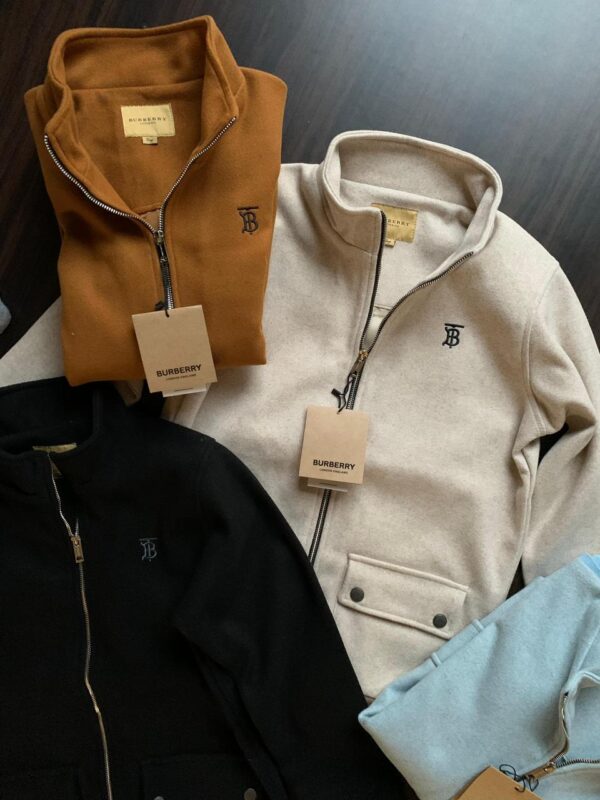 First Copy Burberry Imported Tweed Jacket for Men - Image 3