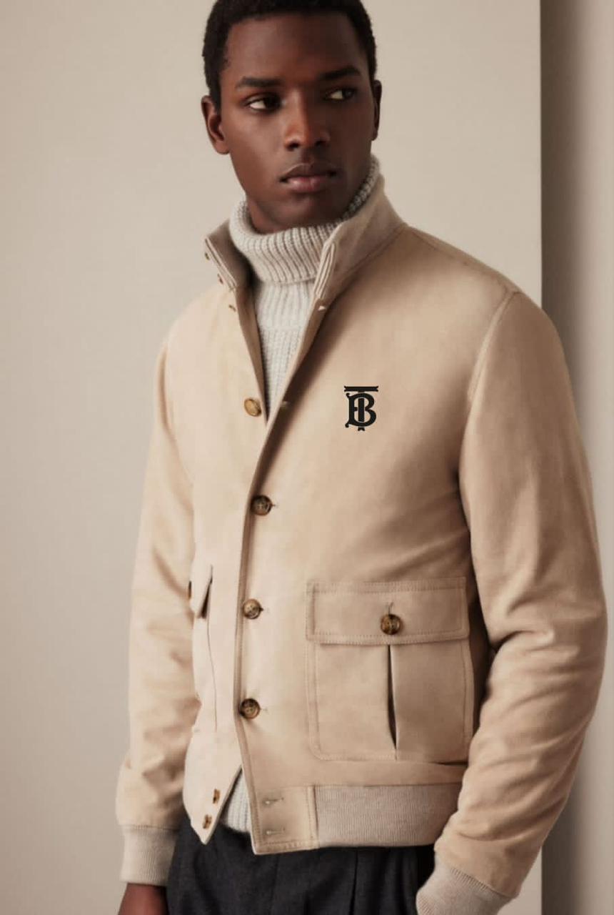 First Copy Burberry Imported Tweed Jacket for Men - Image 7