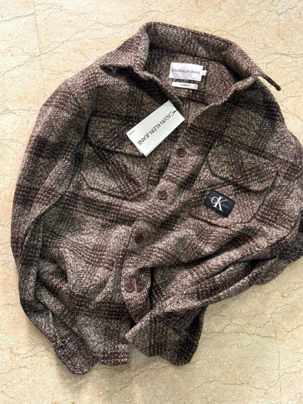 First Copy Calvin Klein Imported Heavy Shacket - Image 2