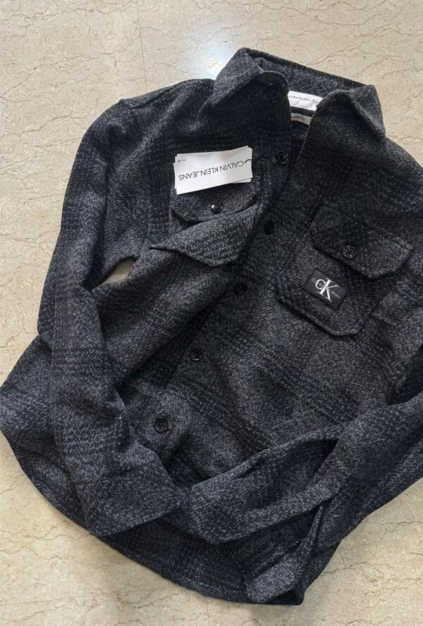 First Copy Calvin Klein Imported Heavy Shacket - Image 3