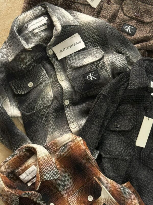 First Copy Calvin Klein Imported Heavy Shacket - Image 4