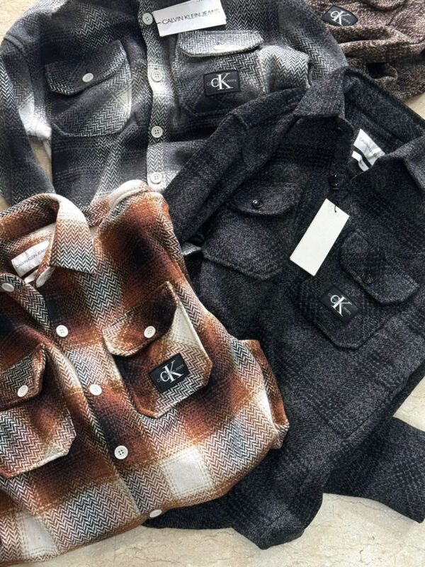 First Copy Calvin Klein Imported Heavy Shacket - Image 7