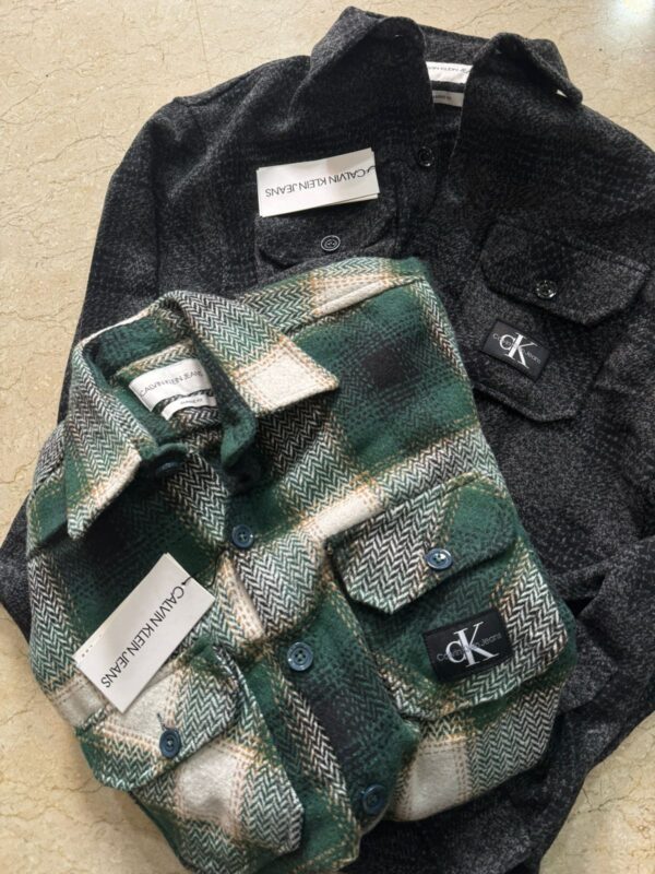 First Copy Calvin Klein Imported Heavy Shacket - Image 8