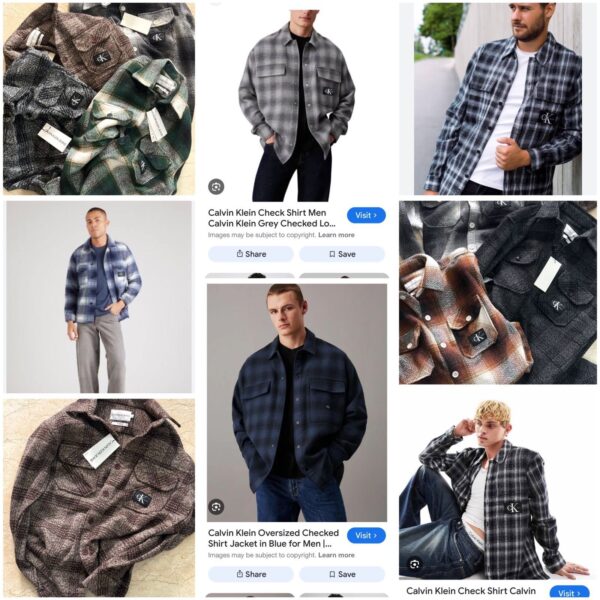 First Copy Calvin Klein Imported Heavy Shacket - Image 9