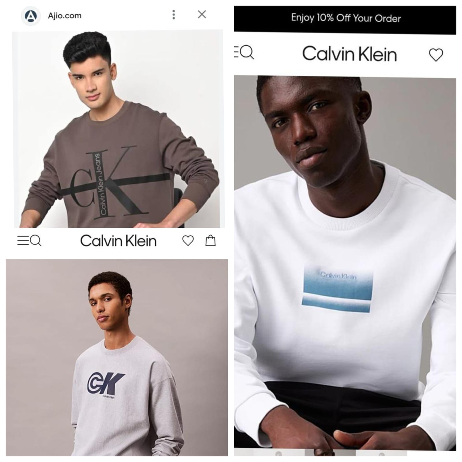First Copy Calvin Klein Premium Quality Sweatshirt for Men - Image 7