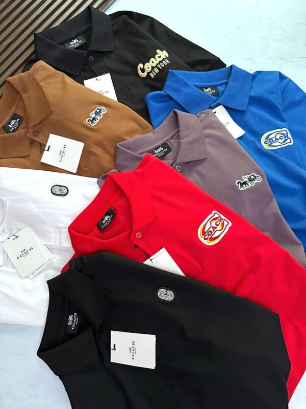 First Copy Coach Imported Quality Exclusive Polo Tees for Men - Image 20
