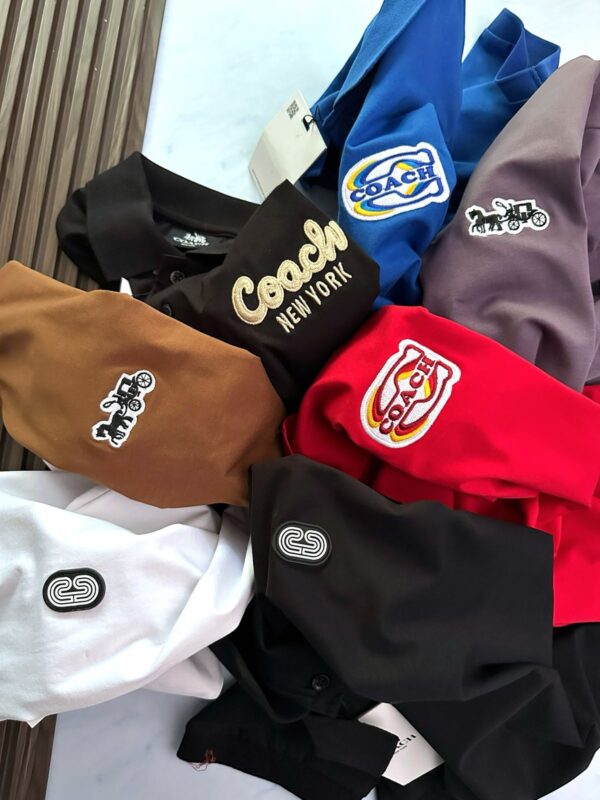 First Copy Coach Imported Quality Exclusive Polo Tees for Men - Image 16