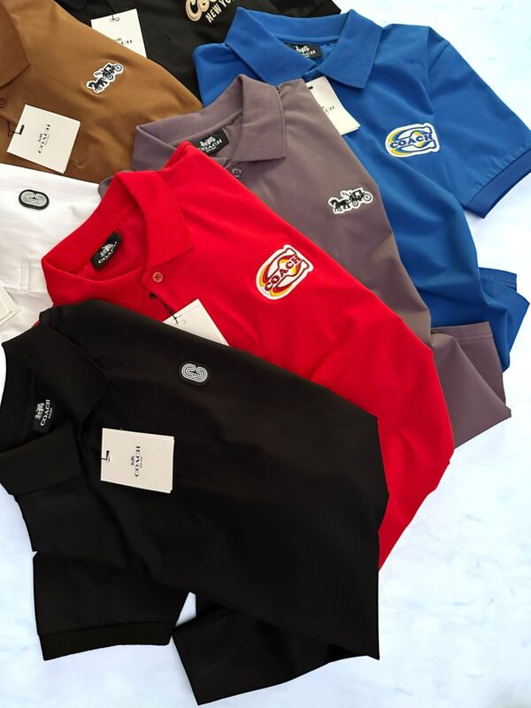First Copy Coach Imported Quality Exclusive Polo Tees for Men - Image 13