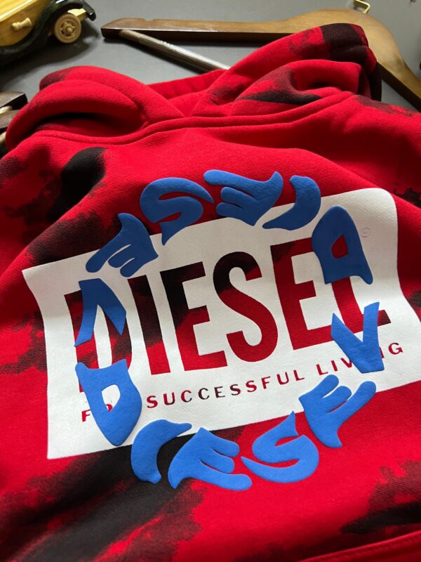 First Copy Diesel Premium 3-Thread Cotton Fleece Hoodie for Men - Image 8