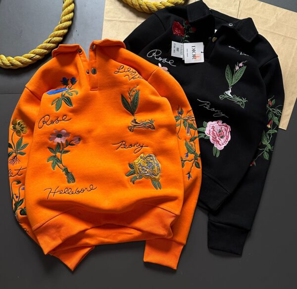 First Copy Dior Collar Sweatshirt - Image 8