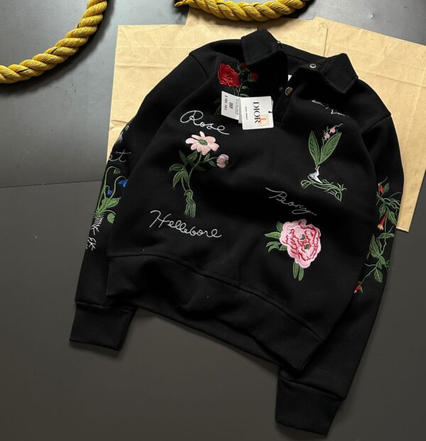 First Copy Dior Collar Sweatshirt - Image 6