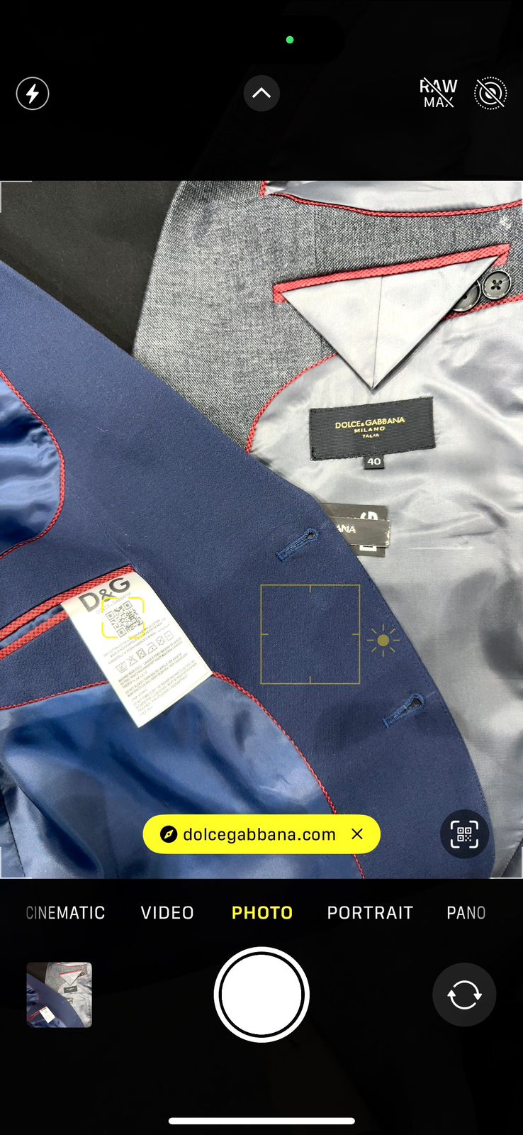 First Copy Dolce & Gabbana Exclusive Lycra Fabric Blazer for Men - Image 8