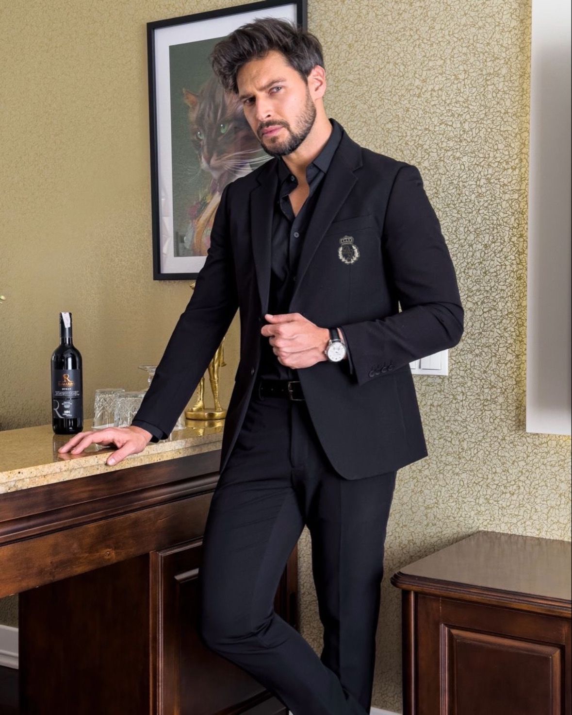 First Copy Dolce & Gabbana Exclusive Lycra Fabric Blazer for Men - Image 13