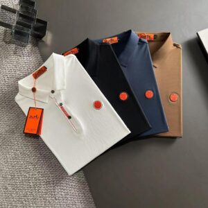 First Copy Hermes Imported Lycra Polo T-Shirt for Men