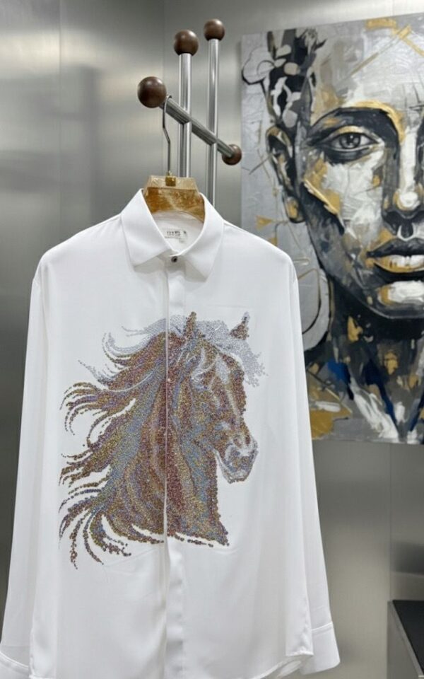 First Copy Hermes Premium Imported Original Store Shirts for Men - Image 4