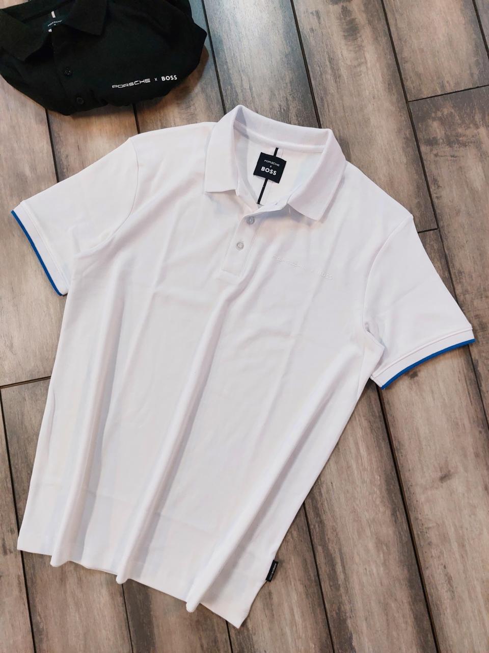 First Copy Hugo Boss Porsche Imported Quality Exclusive Polo Tees for Men - Image 3