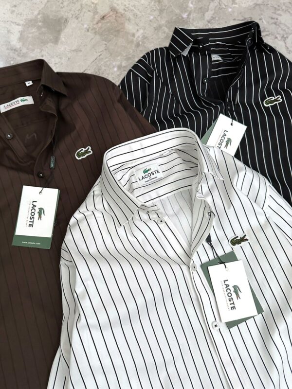First Copy Lacoste Original Cotton Premium Shirts for Men - Image 7