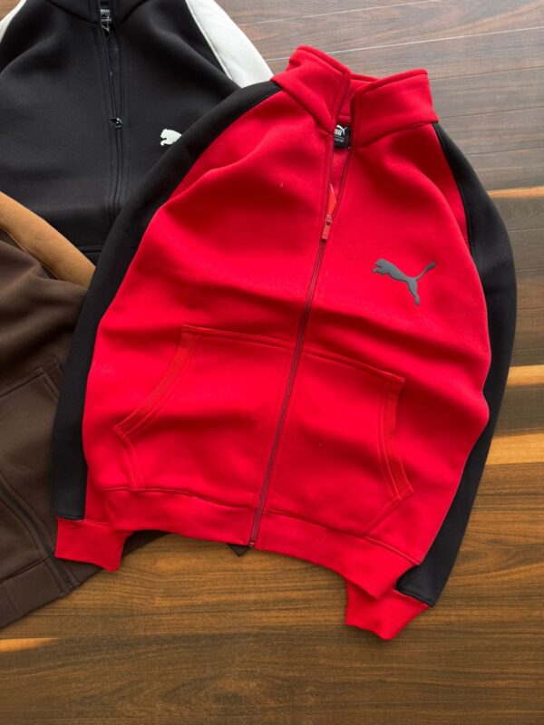 First Copy Puma 3-Thread Cotton Fleece Sweatshirt - Image 5