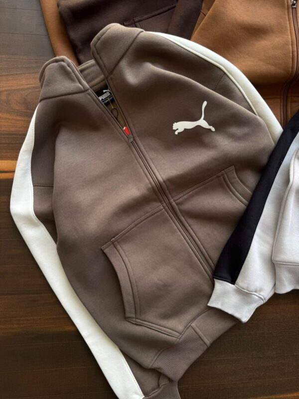 First Copy Puma 3-Thread Cotton Fleece Sweatshirt - Image 6