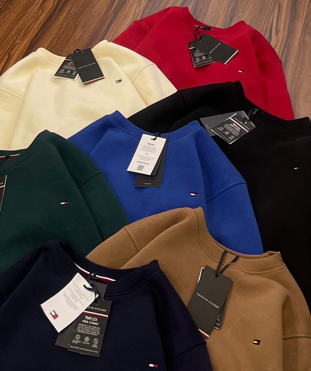 First Copy Tommy Hilfiger Premium Quality Sweatshirt for Men
