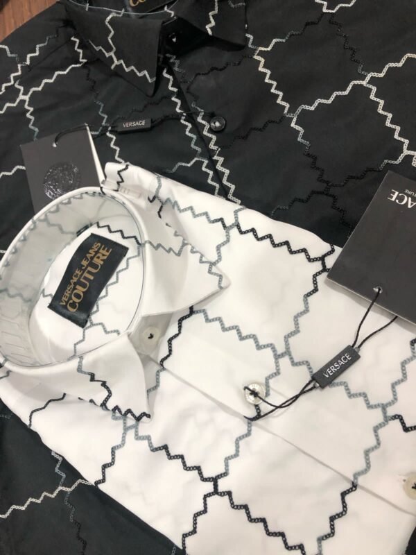 First Copy Versace Premium Cotton Shirts for Men - Image 3