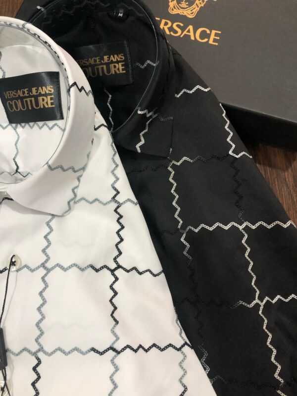 First Copy Versace Premium Cotton Shirts for Men - Image 2
