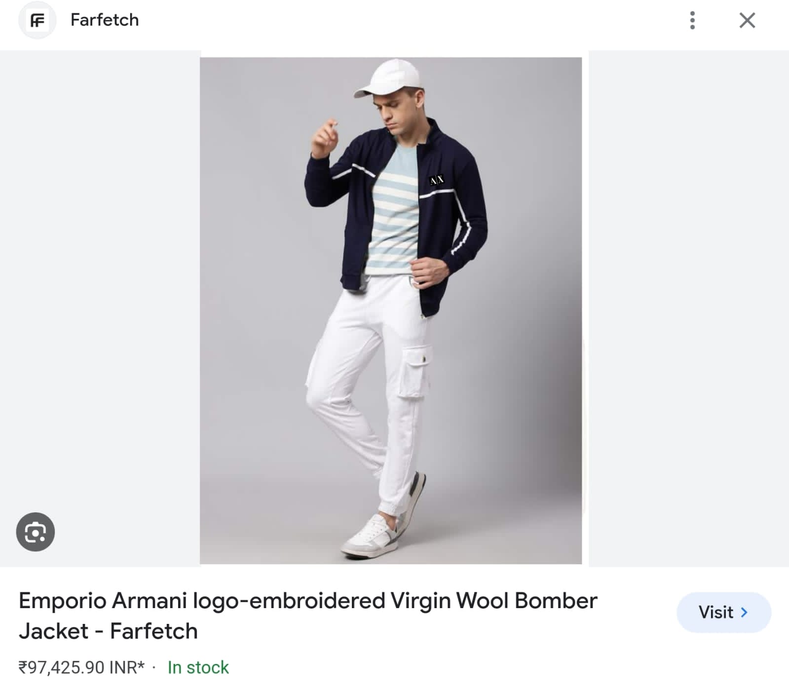 FIRST COPY ARMANI IMPORTED FABRIC ZIPPER JACKETS - Image 6