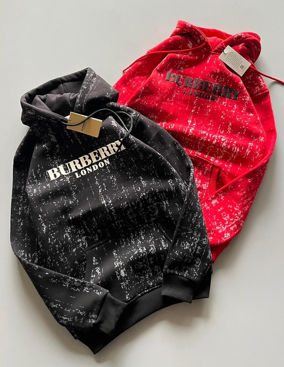 FIRST COPY BURBERRY PREMIUM QUALITY COTTON FLEECE HOODIE - Image 2
