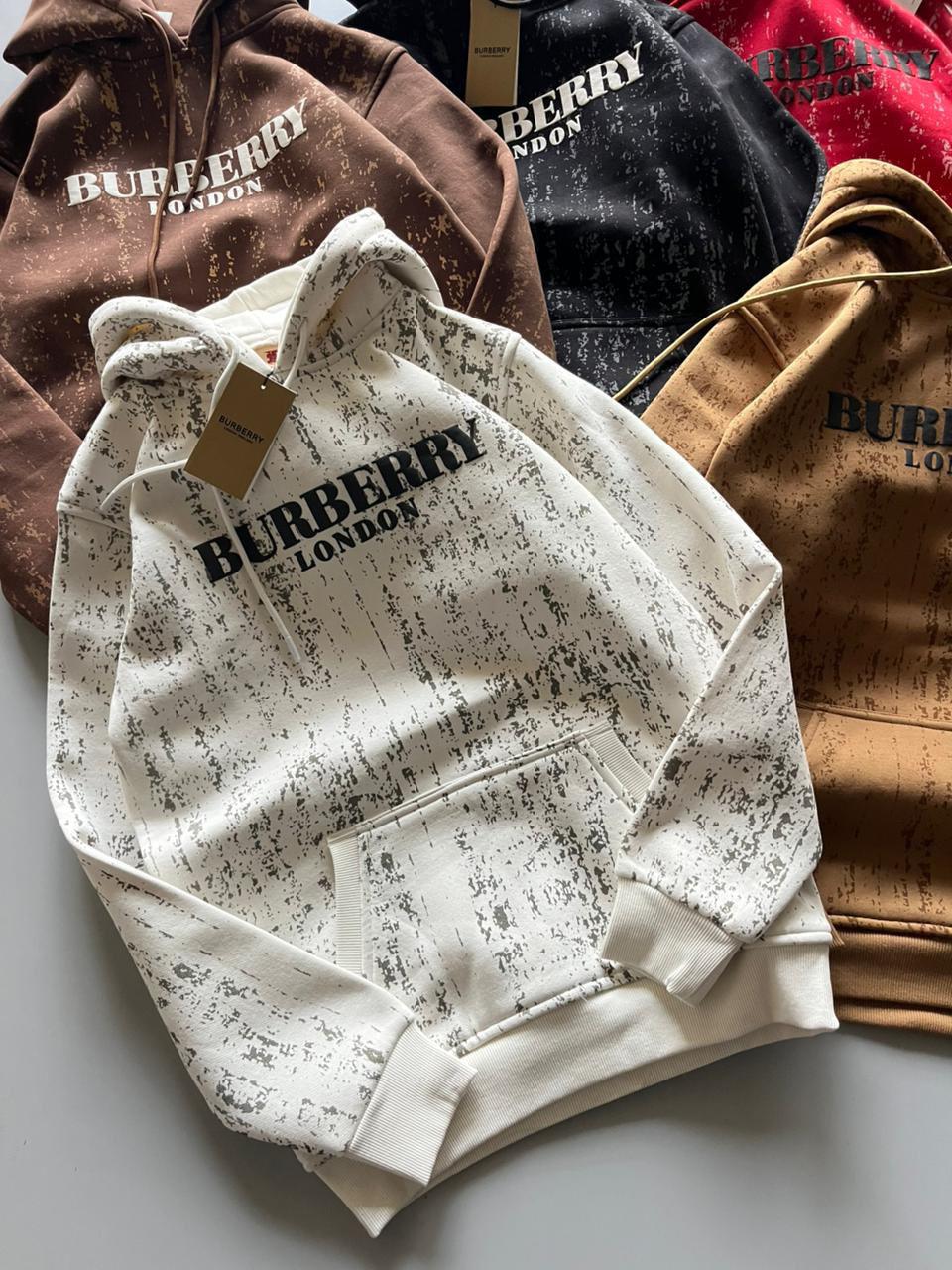 FIRST COPY BURBERRY PREMIUM QUALITY COTTON FLEECE HOODIE - Image 3