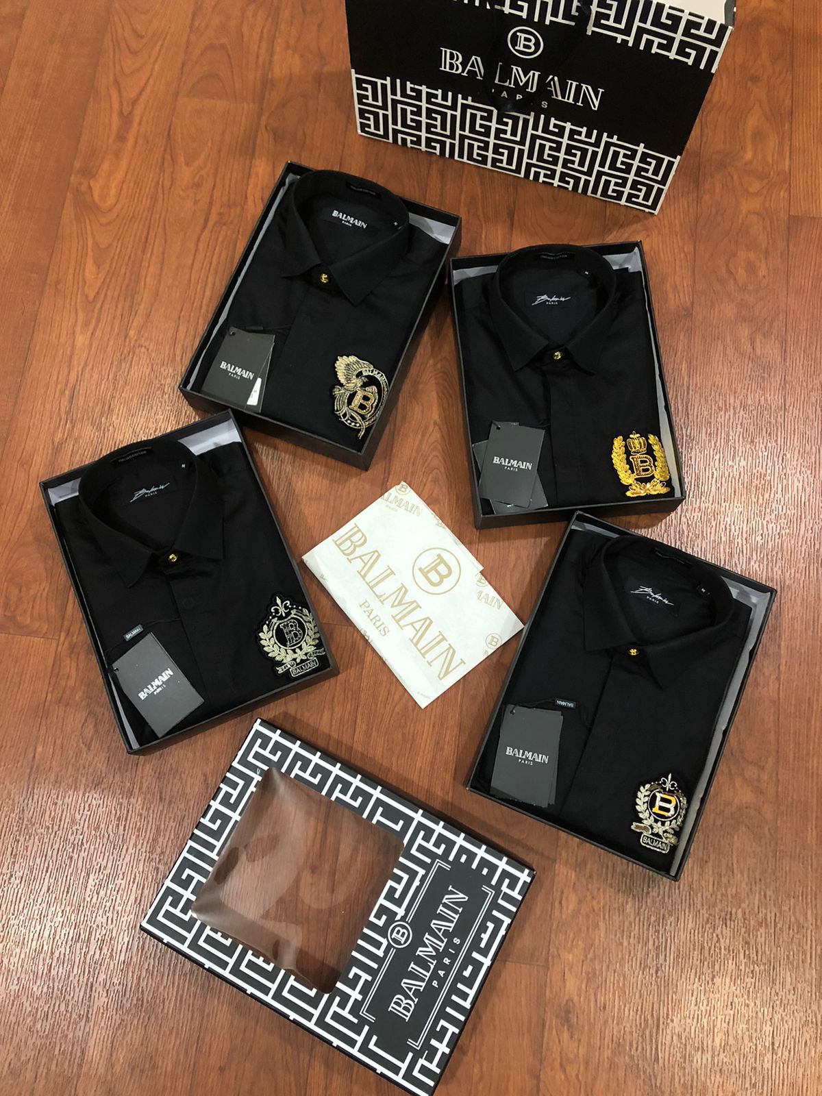 First Copy Balmain Paris Club Wear Shirts for Men - Image 3