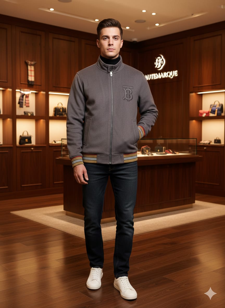 First Copy Burberry Imported Tweed Jackets - Image 8