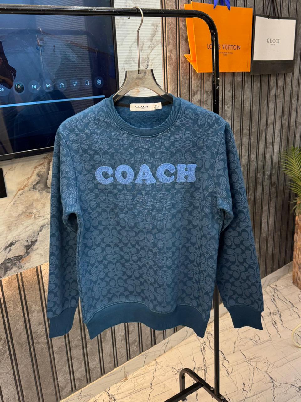First Copy Coach Imported Premium Fleece Sweatshirt